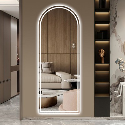 NicBex Full Length Mirror, Wall Hanging Full Body Mirror with Hanging Hole for Bedroom Living Room Entryway Explosion-proof Glass