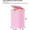 Laundry Hamper 2-compartment with 2 Removable Bags, 160L Collapsible Basket with Lid and Bamboo Handles – SpaceAid - 4 of 4