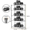 AndMakers 5 Tiers Steel Adjustable Household Shelving Unit (35.4 in. W x 70.8 in. H x 13.7 in. D) - 3 of 4