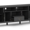 72" Solid Wood Transitional TV Media Stand with Two Drawers, Two Framed Doors and Adjustable Shelves for Living Room and Bedroom - 4 of 4