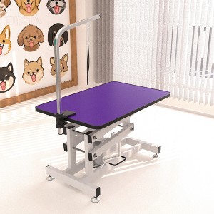 UbMelt 42.5 Inch Hydraulic Pet Grooming Table with Adjustable Arm and Noose for Medium/Large Dogs - 1 of 4
