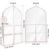 Mber 3-Pack 39" Dance Garment Bags For Dancers, Garment Bags For Dance Costumes, For Dance Competitions, with 4 Medium Clear Zipper Pockets, Clear - 2 of 4
