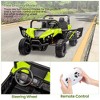 Jojoka 24V Electric UTV 2 Seater Ride on Turck Car with Remote Control 21" Seat,4 Shock Absorbers,Storage Space,Music & Lights - 2 of 4