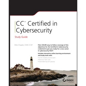 CC Certified in Cybersecurity Study Guide - (Sybex Study Guide) by  Mike Chapple (Paperback) - 1 of 1