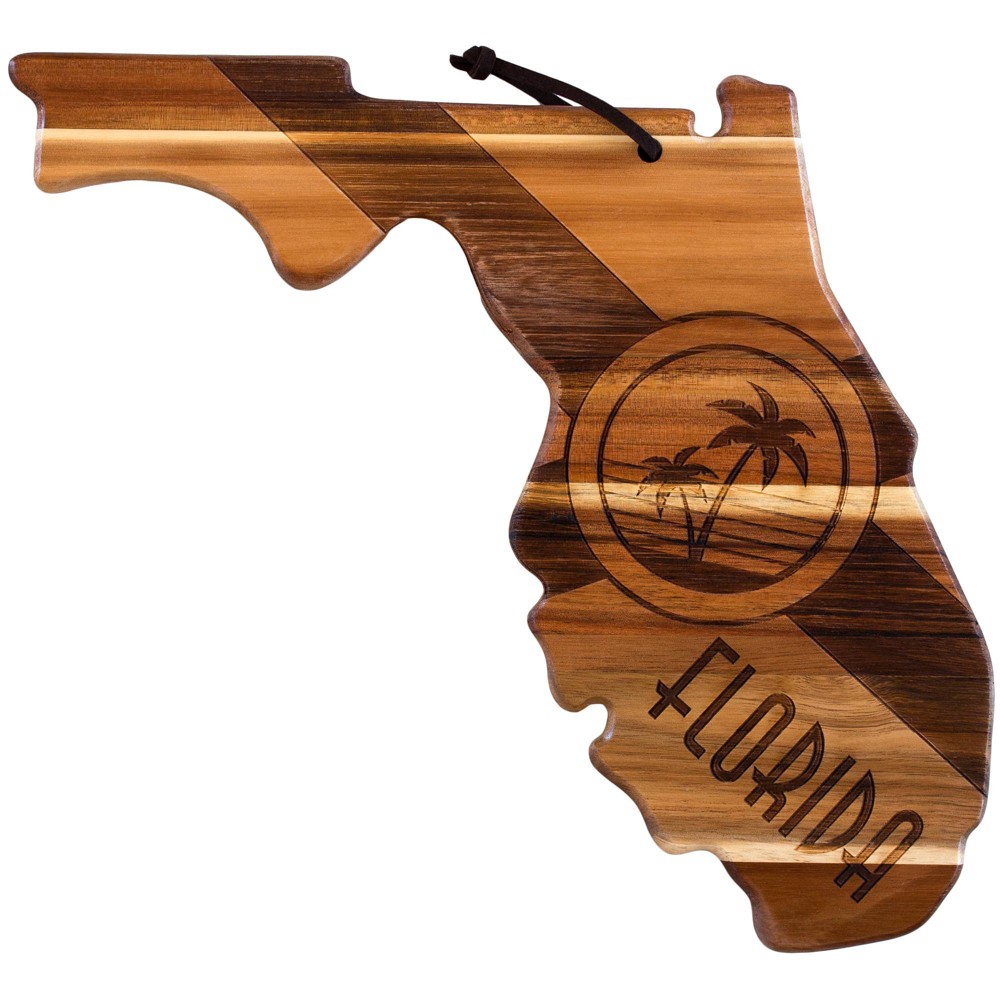 Photos - Chopping Board / Coaster Totally Bamboo Origins Florida Cutting Board Brown