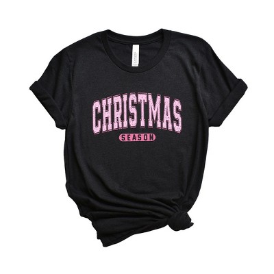 Simply Sage Market Women's Pink Christmas Season Short Sleeve Graphic Tee