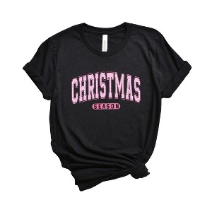 Simply Sage Market Women's Pink Christmas Season Short Sleeve Graphic Tee - 1 of 4
