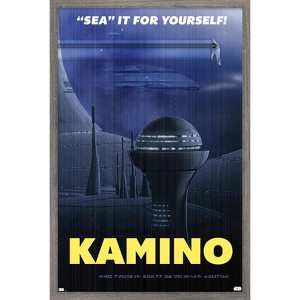 Trends International Star Wars: Kamino - Sea It by Russell Walks Framed Wall Poster Prints - 1 of 4