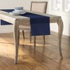 Slickblue 14"x108" Linen-Look Table Runner – Polyester Poplin, Wrinkle-Resistant, Serged Edge Finish, 41 Color Options - 2 of 3
