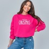 Simply Sage Market Women's Graphic Sweatshirt Embroidered Merry Christmas - 2 of 4