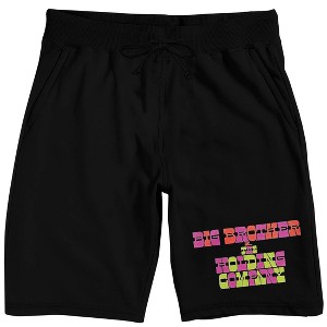 Big Brother & the Holding Company Big Brother Men's Black Lounge Shorts - 1 of 3