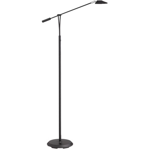 360 Lighting Traditional Pharmacy Floor Lamp Led Dimmable 62 Tall Black  Adjustable Arm For Living Room Reading Bedroom Office : Target