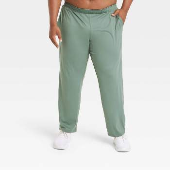 Men's Cotton Fleece Cargo Jogger Pants - All in Motion Green XL 1 ct