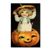 Trademark Fine Art -Vintage Apple Collection 'Halloween Pumpkin Head Child' Canvas Art - 2 of 3