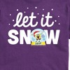 Men's - SpongeBob SquarePants - Let It Snow Christmas Short Sleeve Graphic T-Shirt - 2 of 4