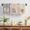 Annie Check Multicolor Harvest Tea Towel Set of 3 - 4 of 4