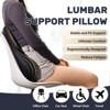 Coverado Softable Leather Lumbar Support Pillow for Office Chair, Cars, Sofa with Detachable Memory Foam Back Support Pillow - 4 of 4