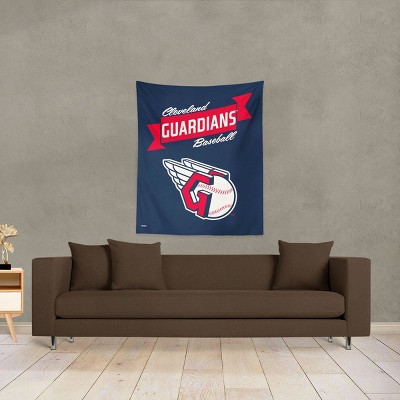 Cleveland Guardians Premium Navy Wall Hanging Tapestry, 34 x 40 inches