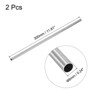 Unique Bargains 304 Stainless Steel Corrosion Resistant Round Industry Tube 2 Pcs - 2 of 4