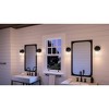 Urban Ambiance Luxury Vintage Wall Sconce 7.875''H x 5''W,  Midnight Black Finish,  Phoenix Collection, UHP4304 - 2 of 4
