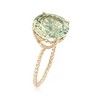 Ross-Simons 4.50 Carat Prasiolite Twist Rope Ring in 14kt Yellow Gold - 3 of 4
