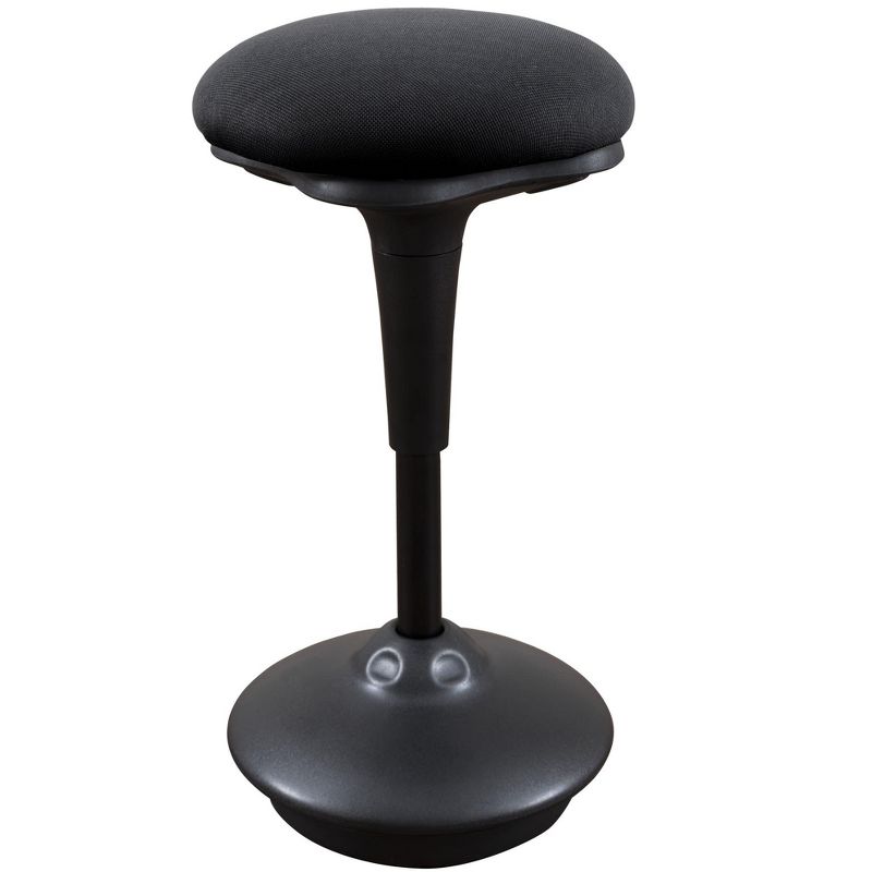 Stand Up Desk Store Swivel Stool Active Sitting Chair with Adjustable Height for Standing Desks (Black, 13" Diameter), 2 of 5