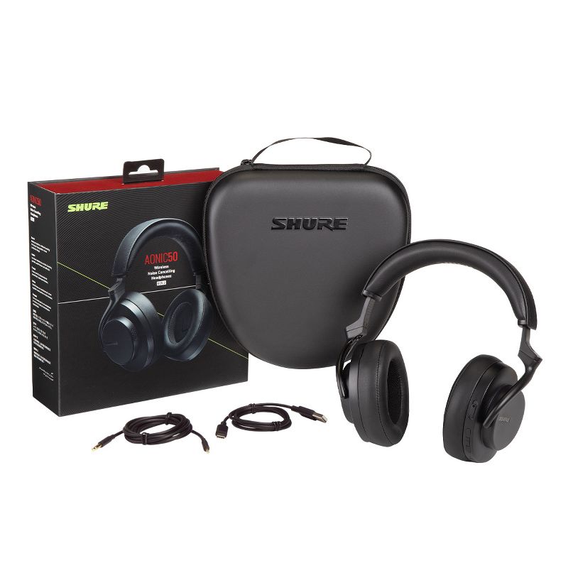 Shure AONIC 50 Gen 2 Bluetooth Wireless Noise Cancelling Headphones, 5 of 16