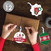 Big Dot of Happiness Ornaments - Assorted Hanging Holiday and Christmas Party Favor Tags - Gift Tag Toppers - 12 Ct - 2 of 4