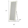 HomeRoots 71" Clear Lighted Freestanding and Wall Mount Frameless Full Length Mirror - 3 of 4