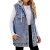 Women's Detachable Hood Vest - White Birch - 3 of 3