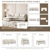 NicBex Couches for Living Room 3pc L-shaped Sectional Sofa Modern Chenille Upholstered Sofa Couch with Movable Ottoman - 2 of 4