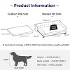 L/XL High-end Soft Velvet Pet Dog Sofa Bed Jumbo Dog Lounger Memory Foam Mattress for Comfort Sleep & Joint Support - 3 of 4