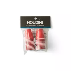 Houdini 20pk Disposable Shot Glasses