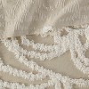 ChicFurnit Bedding Set Tufted Cotton Chenille Medallion Fringe Coverlet Set Soft and Elegant for Cozy Bedroom, Beige, 18.11"*16.14"*4.72" - 4 of 4