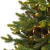 Nearly Natural 3-ft North Carolina Fir Artificial Christmas Tree with 150 Clear Lights and 563 Bendable Branches - 3 of 4