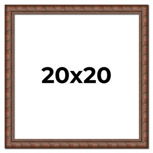 PosterPalooza | 20x20 Modern Bamboo Picture Frame, UV Acrylic, 5 Finishes - 1 of 4