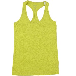 Reebok Womens Textured Racerback Tank Top, Green, Large - 1 of 2