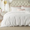Cotton Duvet Cover Boho Textured Embroidery Jacquard Duvet Cover Set Soft and Breathable Bedding Set for All Seasons - 2 of 4