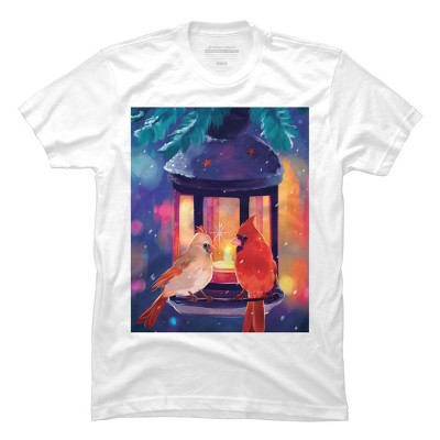 Men's Design By Humans Christmas in the Air By Mellodee T-Shirt