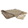 Saro Lifestyle Striped Throw, 50x60 inches, Beige - 3 of 4