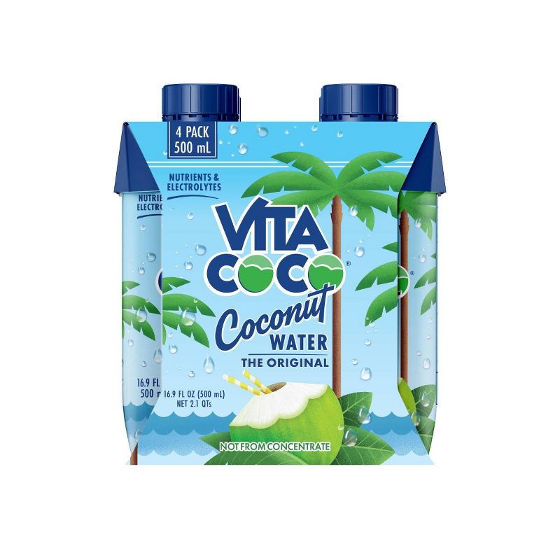 Vita Coco Original Coconut Water Cartons - 4pk/16.9 fl oz, 2 of 4