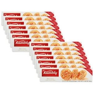 Kambly Bretzeli Crispy Waffle Thins - Case of 14/3.46 oz - 1 of 4