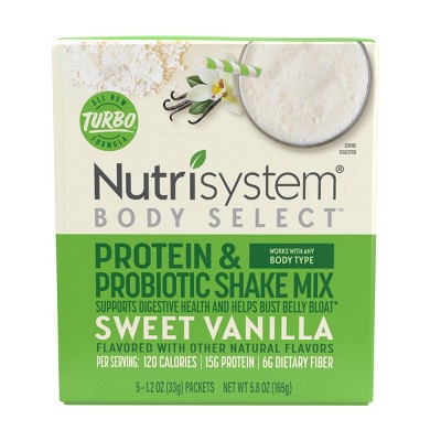 Nutrisystem Body Select Sweet Vanilla Protein & Probiotic Shakes - 20ct