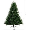 HomeStock  6ft PreLit Full Classic Fir Artificial Christmas Tree with 300 Warm Clear lights with Ornament, Decorative X-Mas Tree - 3 of 4