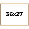 PosterPalooza | Classic Modern Gold Picture Frame - UV Acrylic, Backing Board, Hanging Hardware Included - 2 of 4