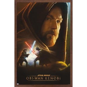 Trends International Star Wars: Obi-Wan Kenobi - Obi-Wan Collage Framed Wall Poster Prints - 1 of 4