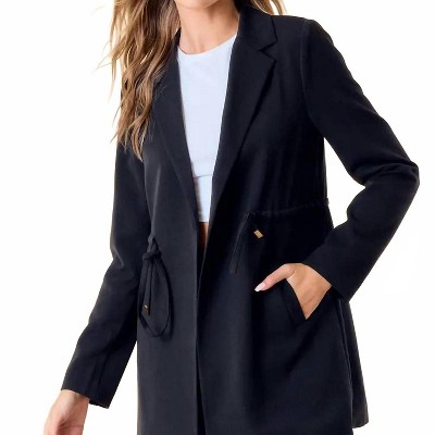 Women's Cinched Waist Jacket - Doe and Rae