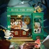 ROBOTIME Alice's Tea Store Dollhouse Kit Miniature DIY House Kit Birthday Gifts for Boys & Girls, Multicolor, 7.9"*5.4"*8.7" - 4 of 4