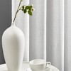 Deconovo 2 Panels Linen Look Dot Sheer Curtains with 8 Grommets, Light Drapes for Living Room - 4 of 4