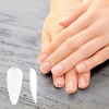 Unique Bargains Women's Long Water Drops Shape Fake Nails Clear 1 Set - 2 of 4